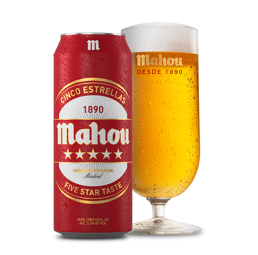 6x Mahou Cinco Estrellas 500ml