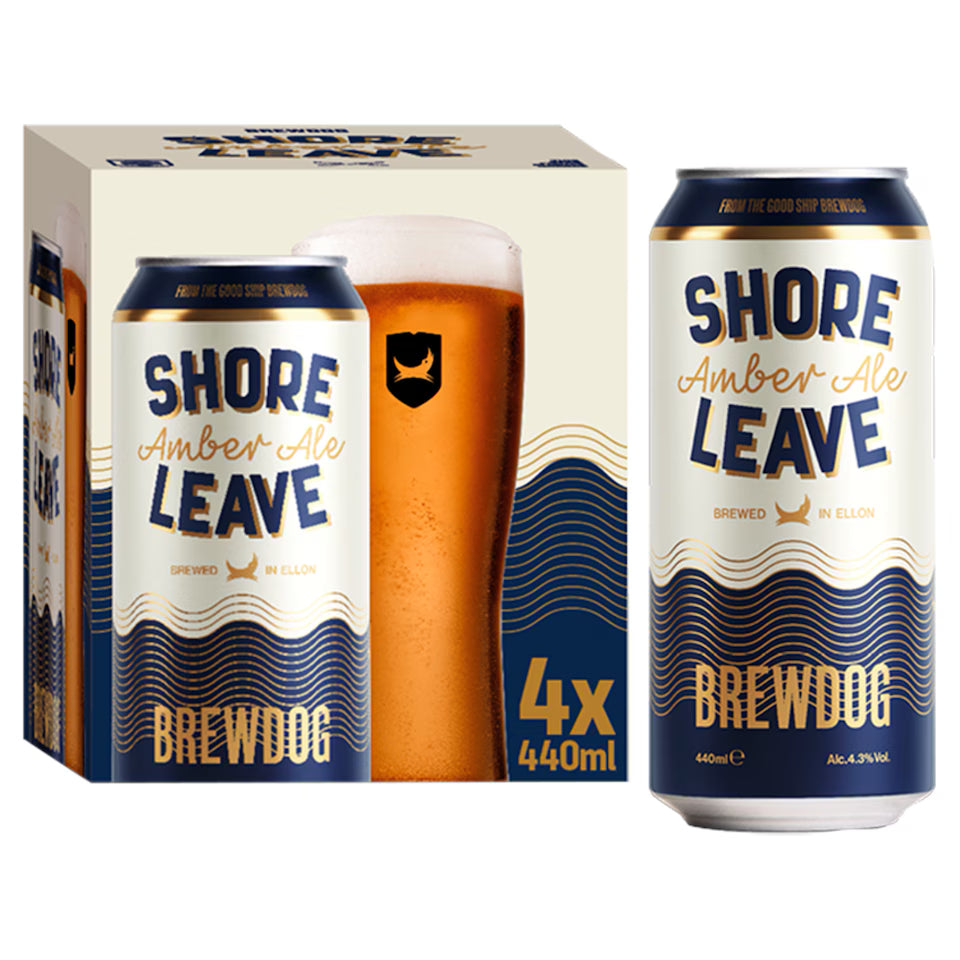 Brewdog 4x440ml Shore Leave Amber Ale