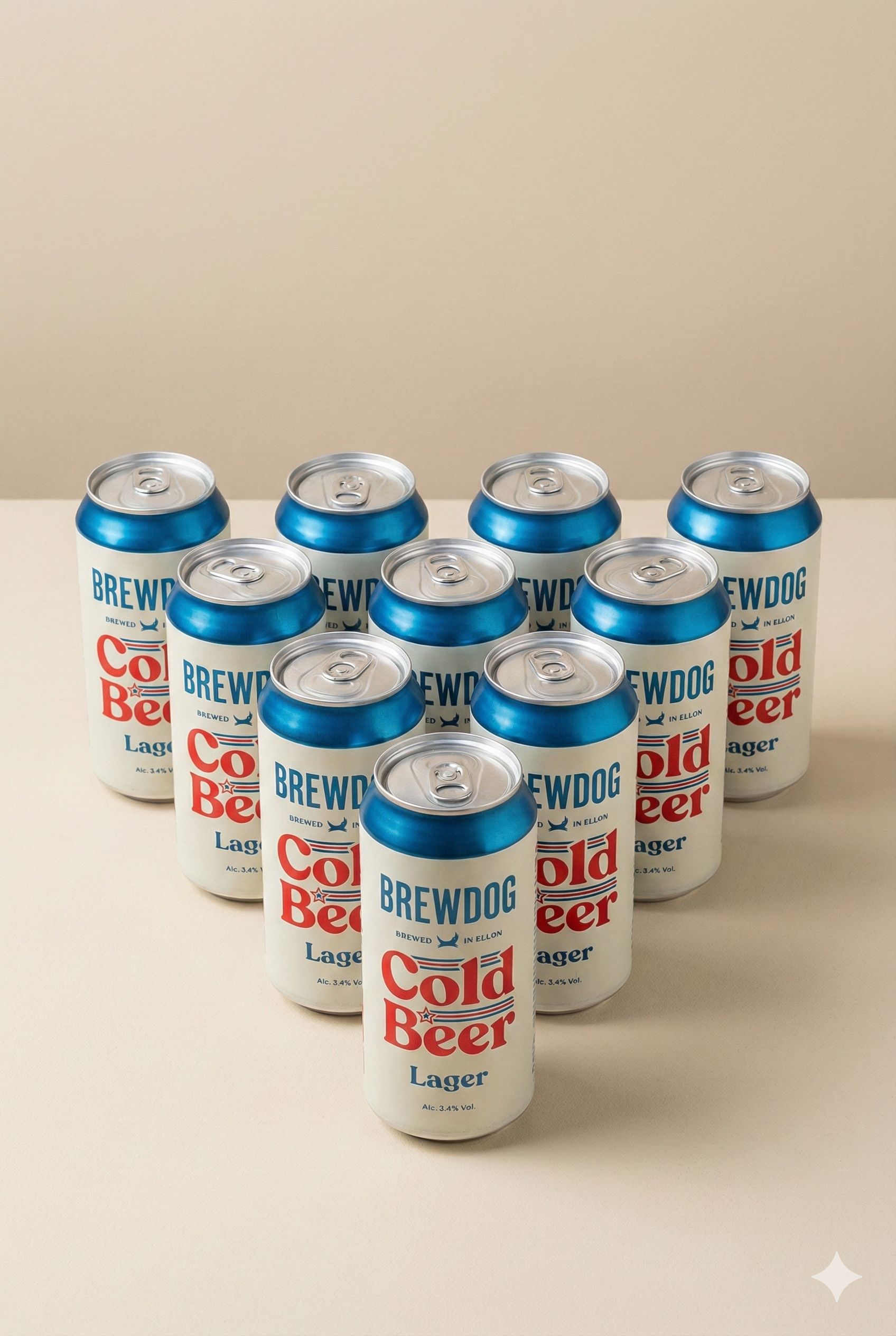 BrewDog Cold Beer Lager – 3.4% – 10x440ml