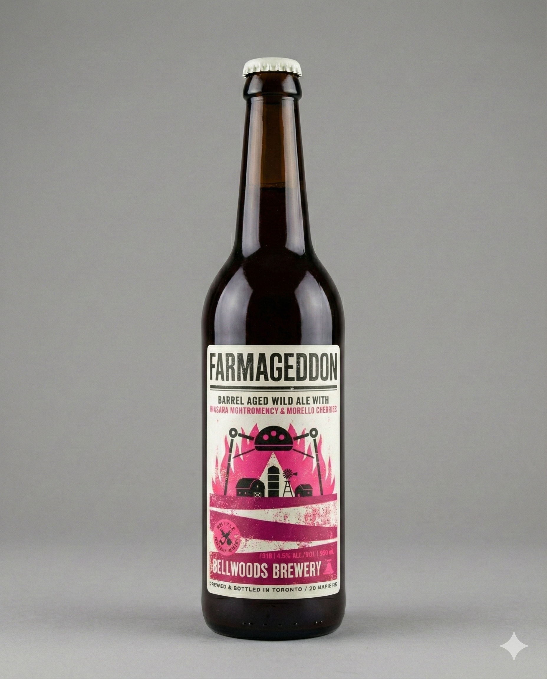 Bellwoods Farmageddon 2019 – Cherry Barrel Aged Wild Ale – 500ml